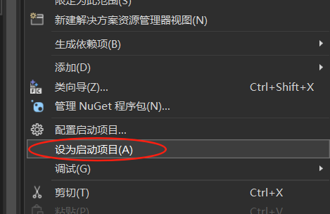 配置启动项